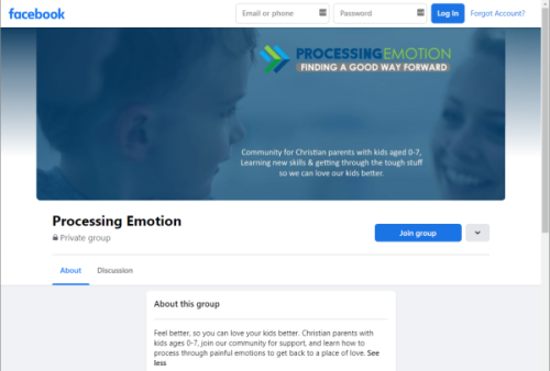 Processing Emotion Facebook Group